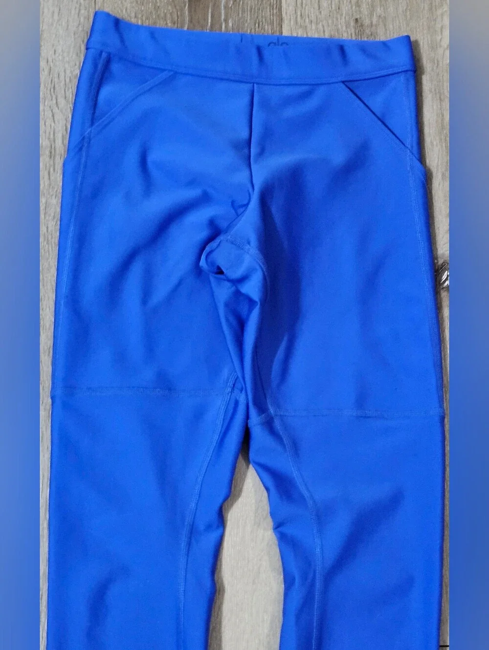 Alo Bright Blue High Waist Airlift 4 Pocket Utility Leggings Womens Size Small